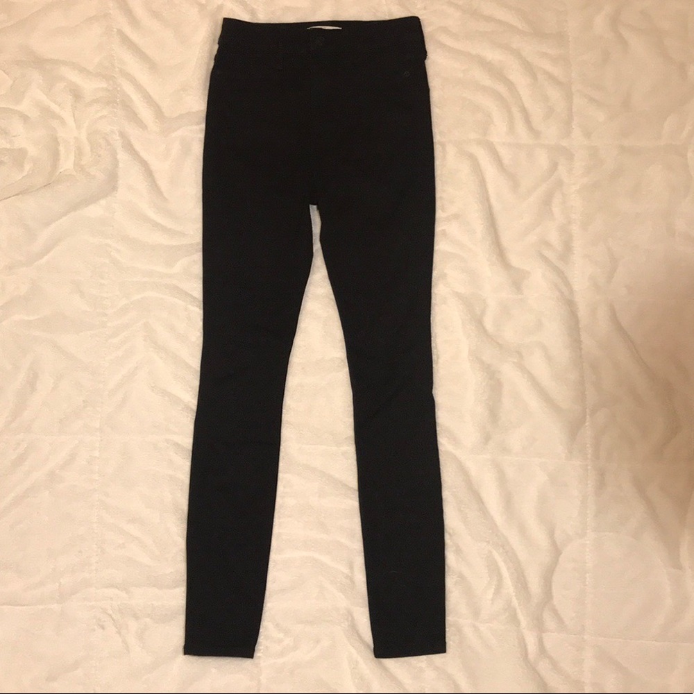 Amercrombie and Fitch High Riss Slim Jeans Black